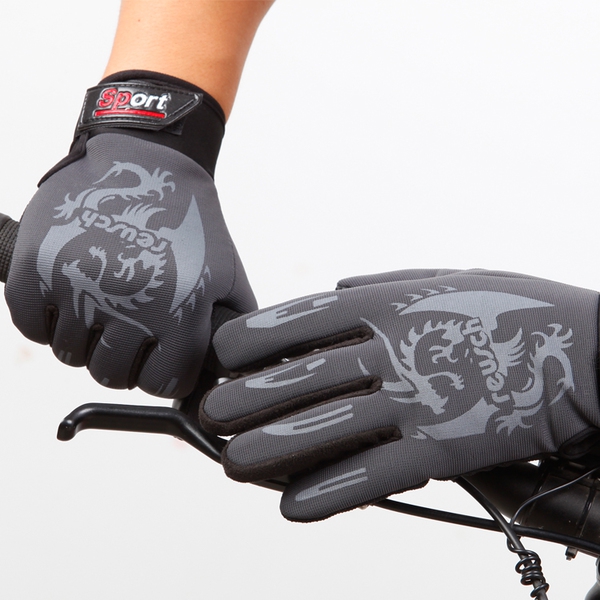 Γάντια φθινοπώρου χειμώνα για ποδηλασία - 2 μοντέλα σε κόκκινο, μπλε, μαύρο, καφέ και γκρι