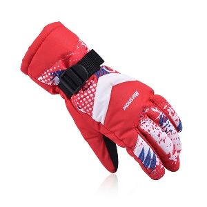 Ръкавици за ски и сноуборд MARSNOW - черен,червен,син,сив и розов цвят