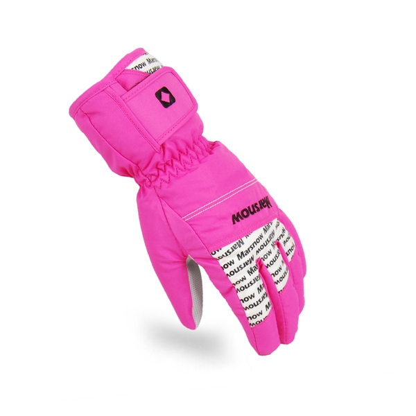 Ръкавици за ски и сноуборд MARSNOW - черен,червен,син,сив и розов цвят