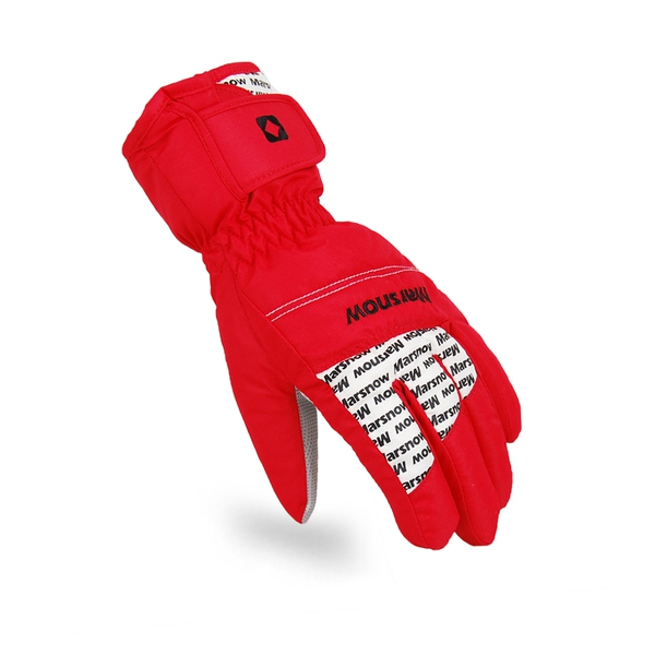 Ръкавици за ски и сноуборд MARSNOW - черен,червен,син,сив и розов цвят