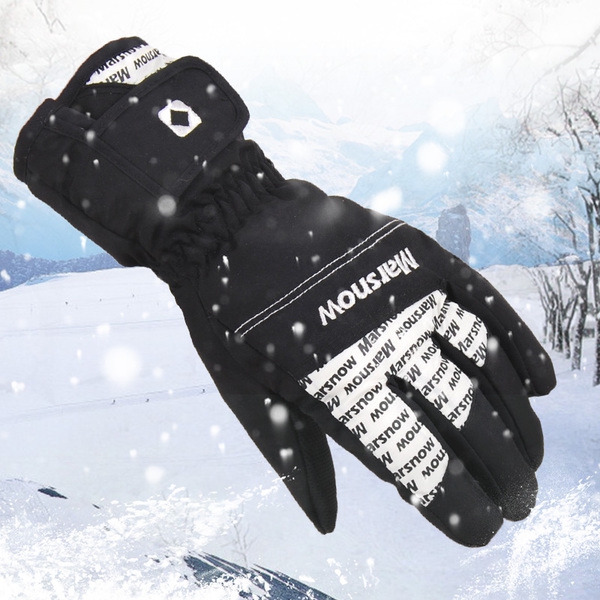 Ръкавици за ски и сноуборд MARSNOW - черен,червен,син,сив и розов цвят