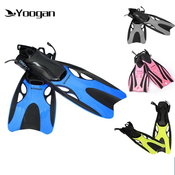 Професионални плавници за гмуркане и плуване в 4 цвята-розово, синьо, жълто, сиво