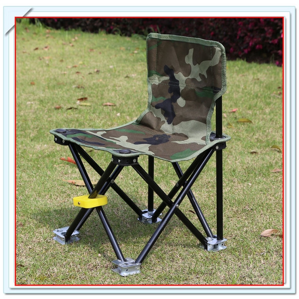 Риболовен стол + поставка за въдица