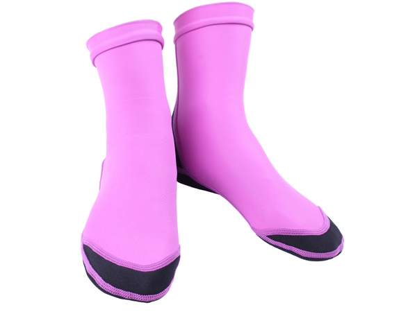 Αδιάβροχες κάλτσες από νεοπρένιο για καταδύσεις και κολύμβηση σε δύο χρώματα - μπλε και ροζ