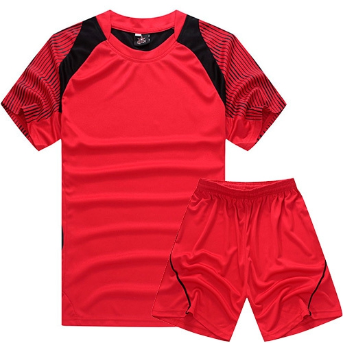 Футболни екипи с къси ръкави и панталони подходящи за деца и възрастни