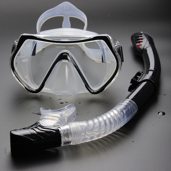 Αναπνευστήρας με γυαλιά για υποβρύχια αναπνοή και θέαση