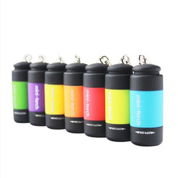 Мини USB фенерче - ключодържател -  къмпинг аксесоар