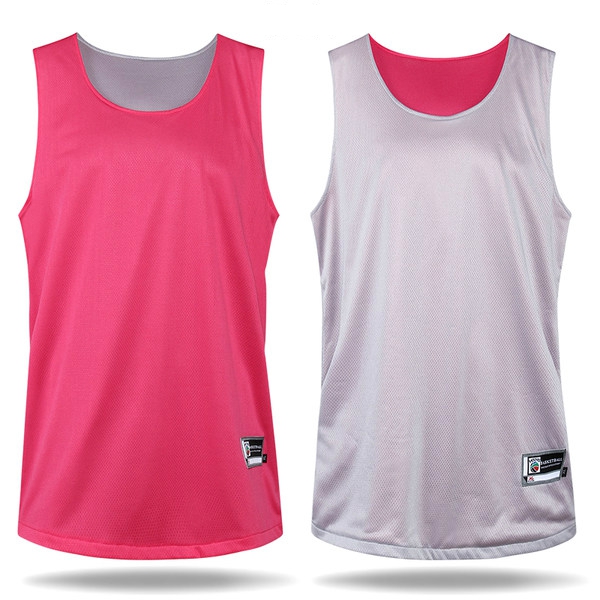Тениска без ръкави за баскетбол с две лица-различни цветове