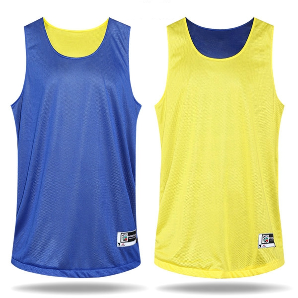 Тениска без ръкави за баскетбол с две лица-различни цветове