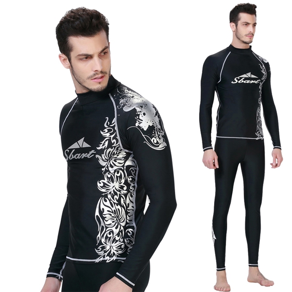 Ανδρική μπλούζα για  κατάδυση και κολύμβηση - προστασία από τον ήλιο