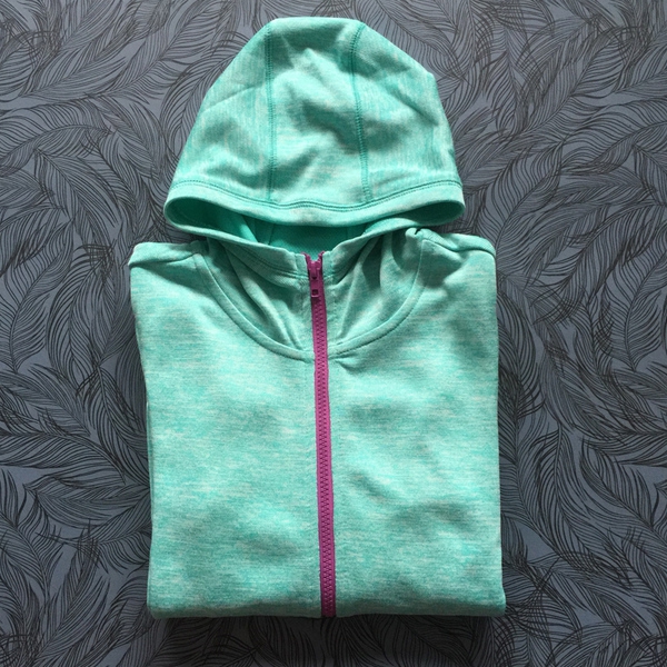 Дамски спортен суитчър с качулка - бял, розов, зелен, лилав - пролет, лято и есен