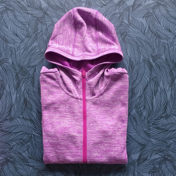 Дамски спортен суитчър с качулка - бял, розов, зелен, лилав - пролет, лято и есен