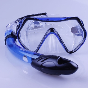 Αναπνευστήρας με γυαλιά  για κολύμβηση και καταδύσεις  - ροζ, μπλε, κίτρινο, κόκκινο χρώμα