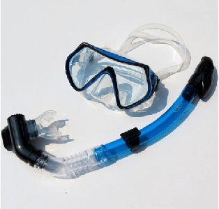 Αναπνευστήρας με γυαλιά  για κολύμβηση και καταδύσεις  - ροζ, μπλε, κίτρινο, κόκκινο χρώμα