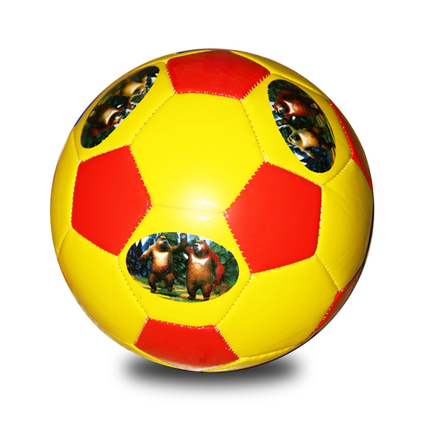 Различни модели ицветове футболни топки - сини, червени, жълти с кантове за деца, възрастни и тренировка