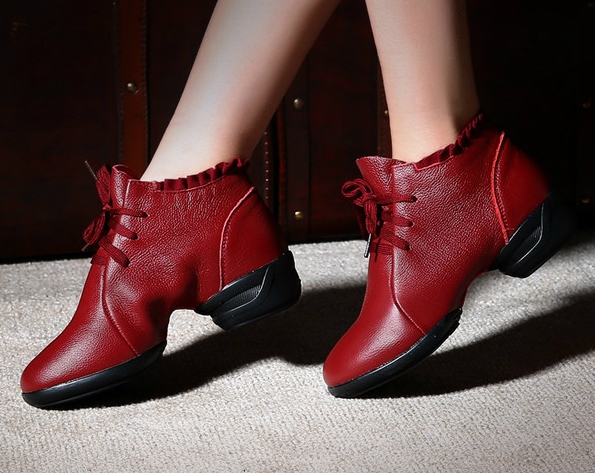 Кожени обувки за джаз танци         