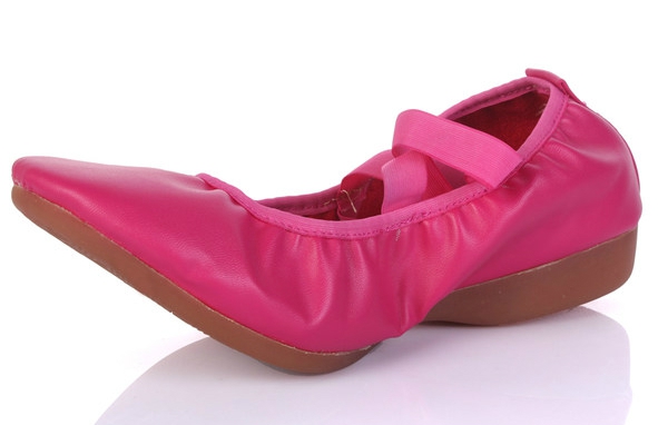 Παπούτσια Χορού σε  μαύρο, κόκκινο, κυκλάμινο χρώμα