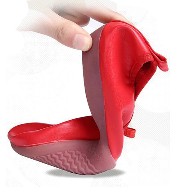 Παπούτσια Χορού σε  μαύρο, κόκκινο, κυκλάμινο χρώμα