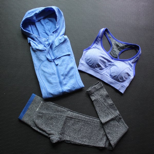 Спортен комплект за тренировка в 3 части