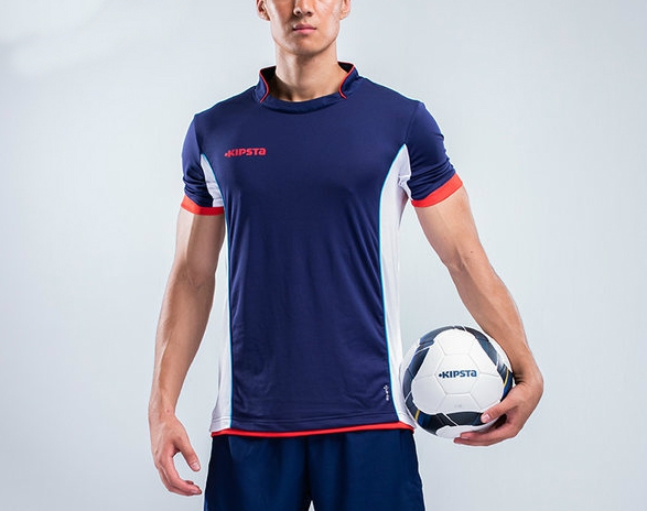 Мъжки футболни тениски за футбол Кипста в няколко цвята - жълт, син, червен, черен - подходящи за тренировка