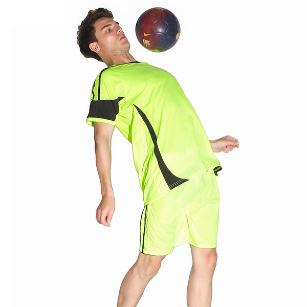 Тренировъчни футболни екипи с къс ръкав и къси панталони за мъже - червени, сини, жълти, черни