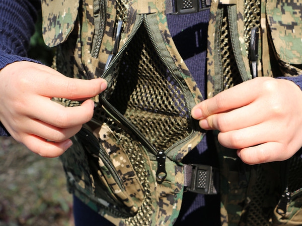 Πολυλειτουργική ζακέτα ψαρέματος