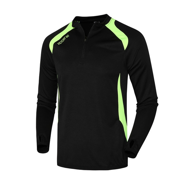 Футболна тениска за мъже и жени с дълъг ръкав - пролетни и есенни - черни, оранжеви, зелени - топ модели