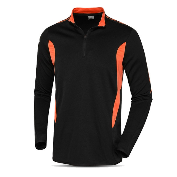 Футболна тениска за мъже и жени с дълъг ръкав - пролетни и есенни - черни, оранжеви, зелени - топ модели