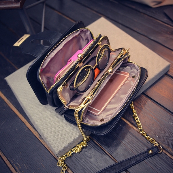 Дамска малка квадратна чанта