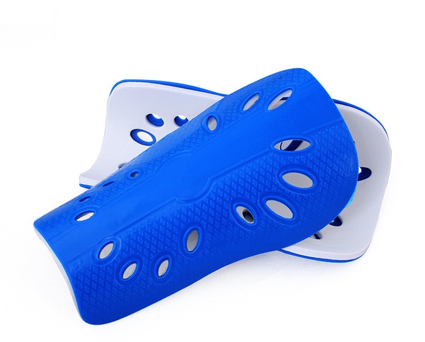 Детски издръжливи футболни подложки за крака - червени, жълти, бели и сини