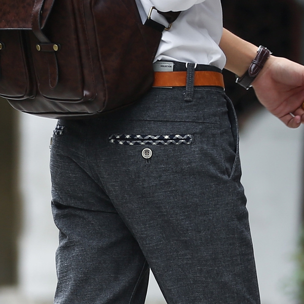 παντελόνια κομψά ανδρών της άνοιξης - 4 μοντέλα