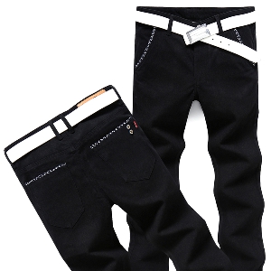 Тъмни мъжки ежедневни панталони - 3 модела 