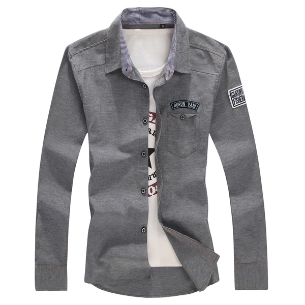 Пролетна мъжка риза в 3 цвята