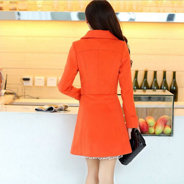 Γυναικείο παλτό λεπτό μακρύ  για την άνοιξη και το φθινόπωρο  σε τρεις  top model