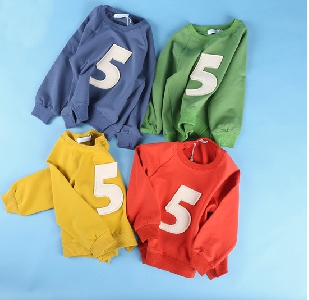 Παιδική βαμβακερή μπλούζα για την άνοιξη σε διάφορα χρώματα