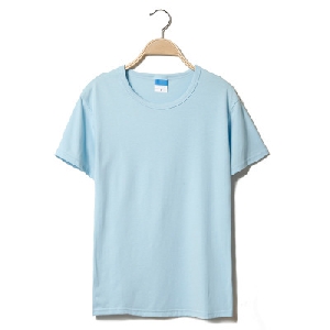 Памучни мъжки тениски с плътен цвят - 12 модела