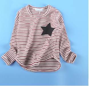 Детска памучна блуза с дълът ръкав \'звездичка\' - три модела