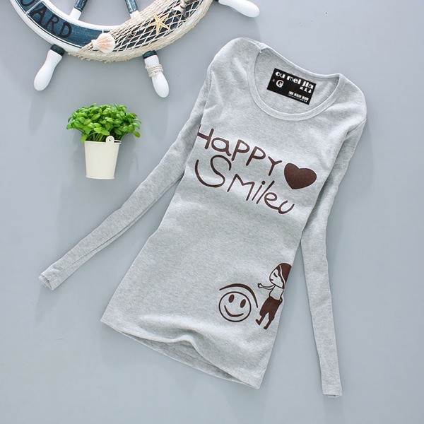 Пролетна дамска блуза с ластична материя в различни цветове