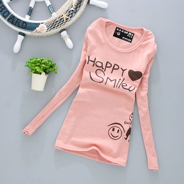 Пролетна дамска блуза с ластична материя в различни цветове