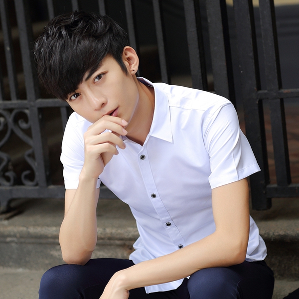 Ανδρικά πουκάμισα κοντό μανίκι  για την άνοιξη και το καλοκαίρι - 18 σχέδια