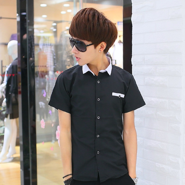 Ανδρικά πουκάμισα κοντό μανίκι  για την άνοιξη και το καλοκαίρι - 18 σχέδια