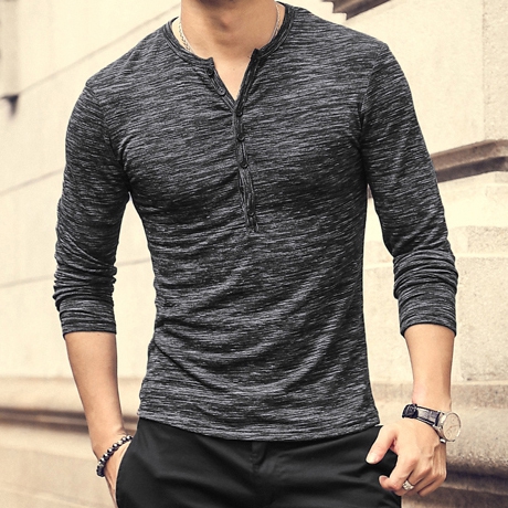 Αντρικά πουκάμισα με μακριά μανίκια σε 2 χρώματα