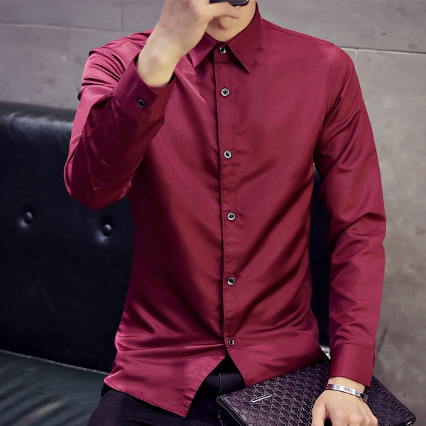 Стилни мъжки ризи с дълъг ръкав - 12 модела