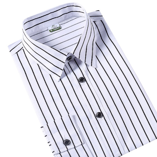 Λεπτά ανδρικά πουκάμισα με μακρύ μανίκι - 7 σχέδια