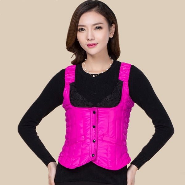 Дамско късо елече шушляково в различни цветове