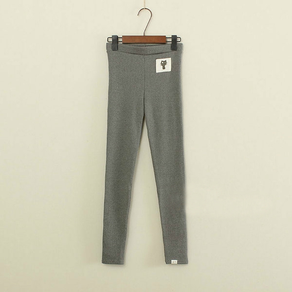 Памучен клин - SLIM модел с щампа на джоба - котка