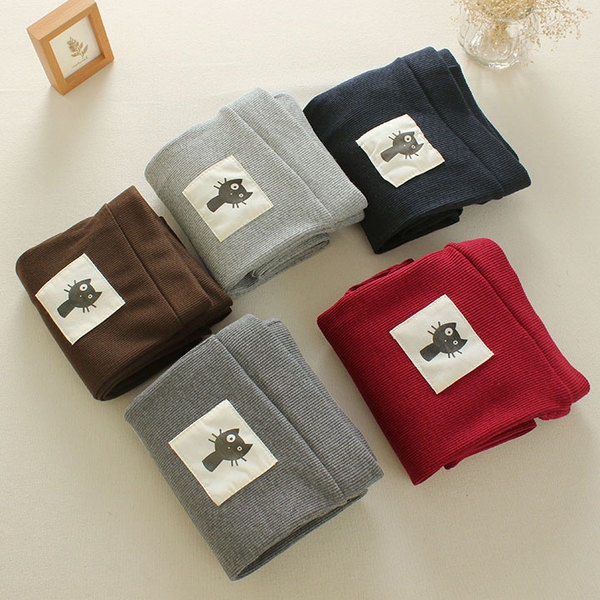 Памучен клин - SLIM модел с щампа на джоба - котка