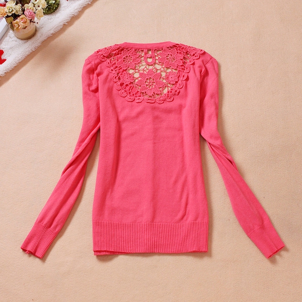 Γυναικεία ζακέτα με δαντέλα