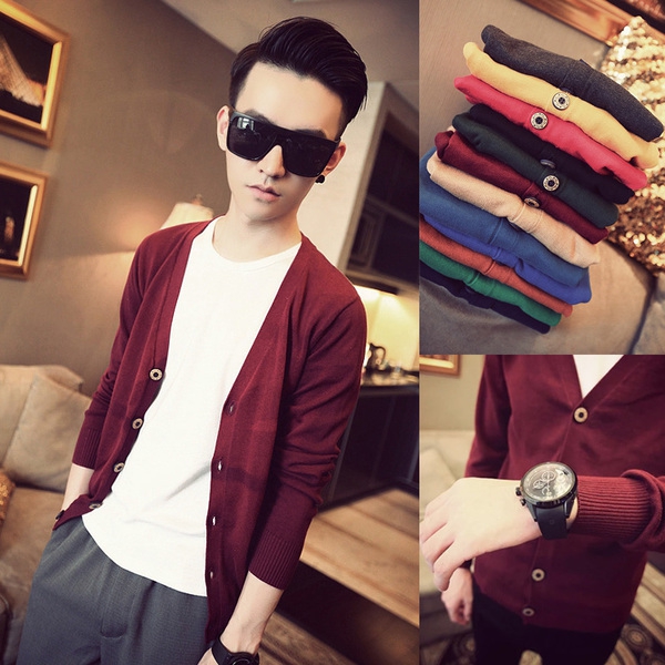 Χρωματιστές ζακέτες των αντρών  - 12 μοντέλα