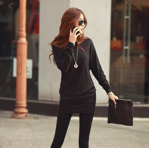 Lady πουκάμισο σε μαύρο χρώμα